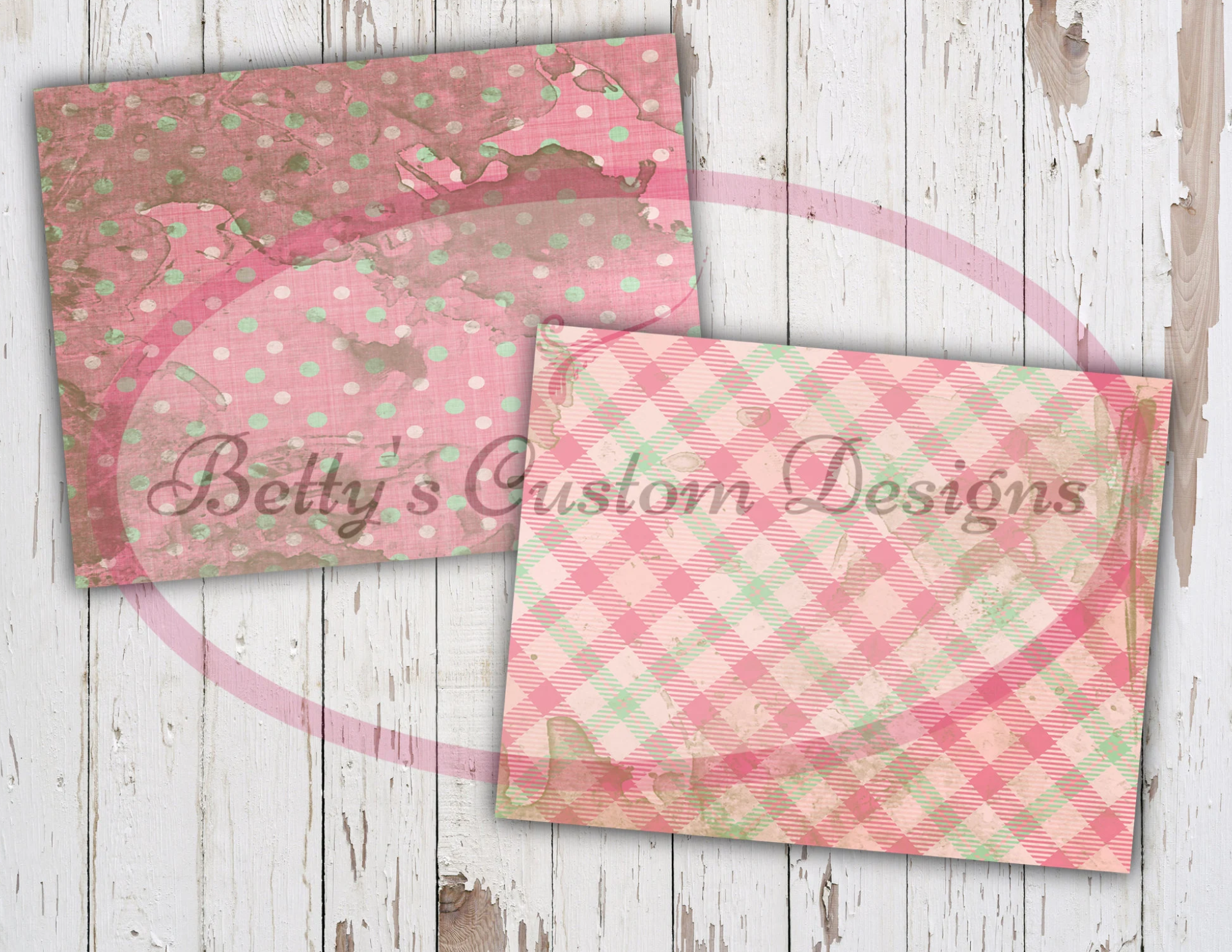 Grungy Spring Blossom Junk Journal Kit - Digital Paper Prints - Scrapbook - Vintage Books - Ephemera - Paper - Journal Pages - Spring