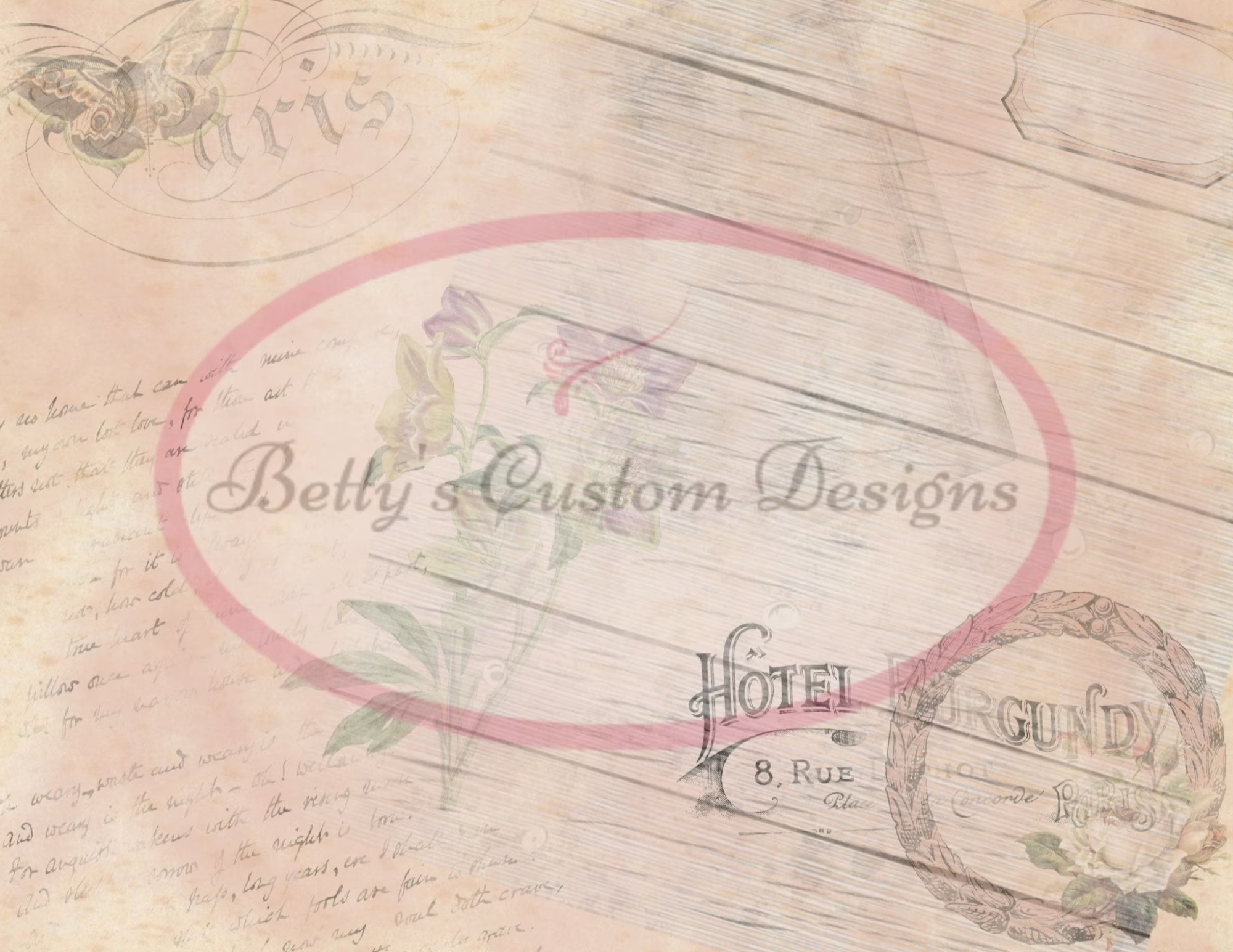 Parisian Dream Junk Journal Kit - Digital Paper Prints - Scrapbook - Vintage Books - Ephemera - Antique Paper - Journal Pages - Spring