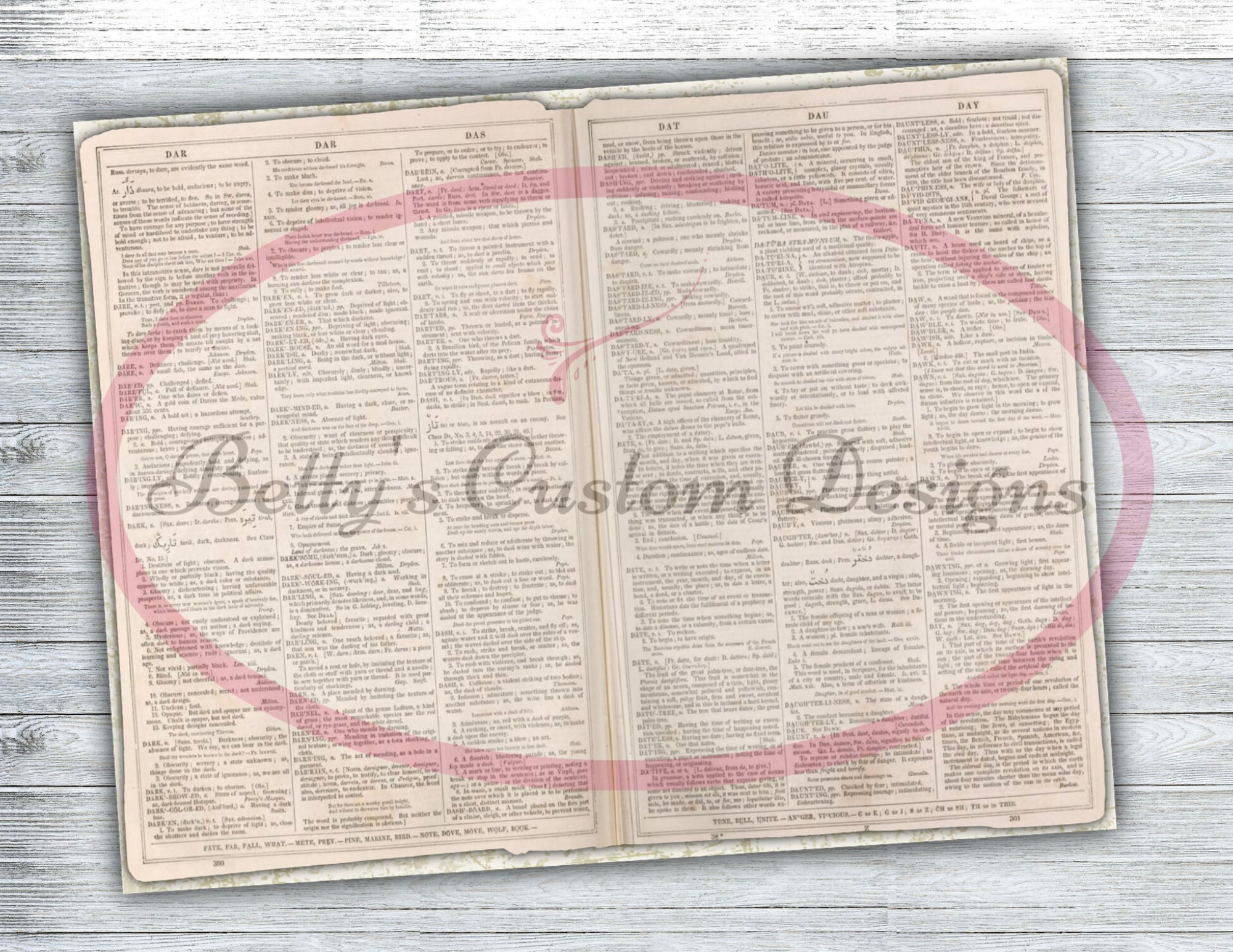 Vintage  Dictionary Pages - Notebook - Lined - Dot - Grid - Printable Paper - 8.5 x 11 inch - Ephemera - Digital - Junk Journal
