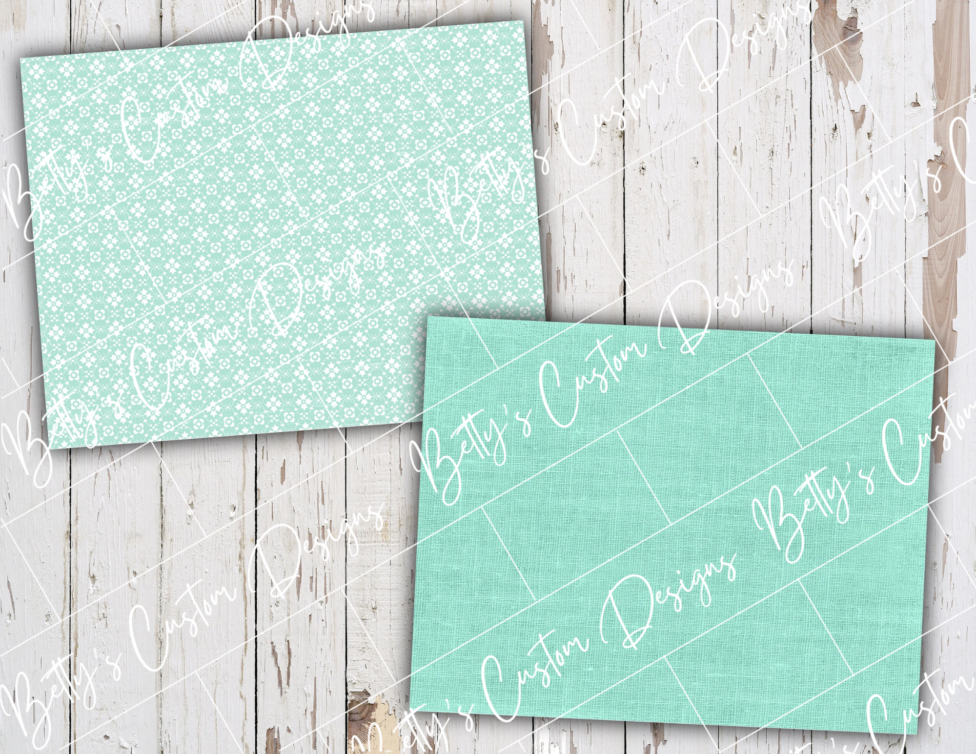 Shabby Aqua Junk Journal Kit - Digital Paper Prints - Scrapbook - Vintage Books - Ephemera - Antique Paper - Journal Pages