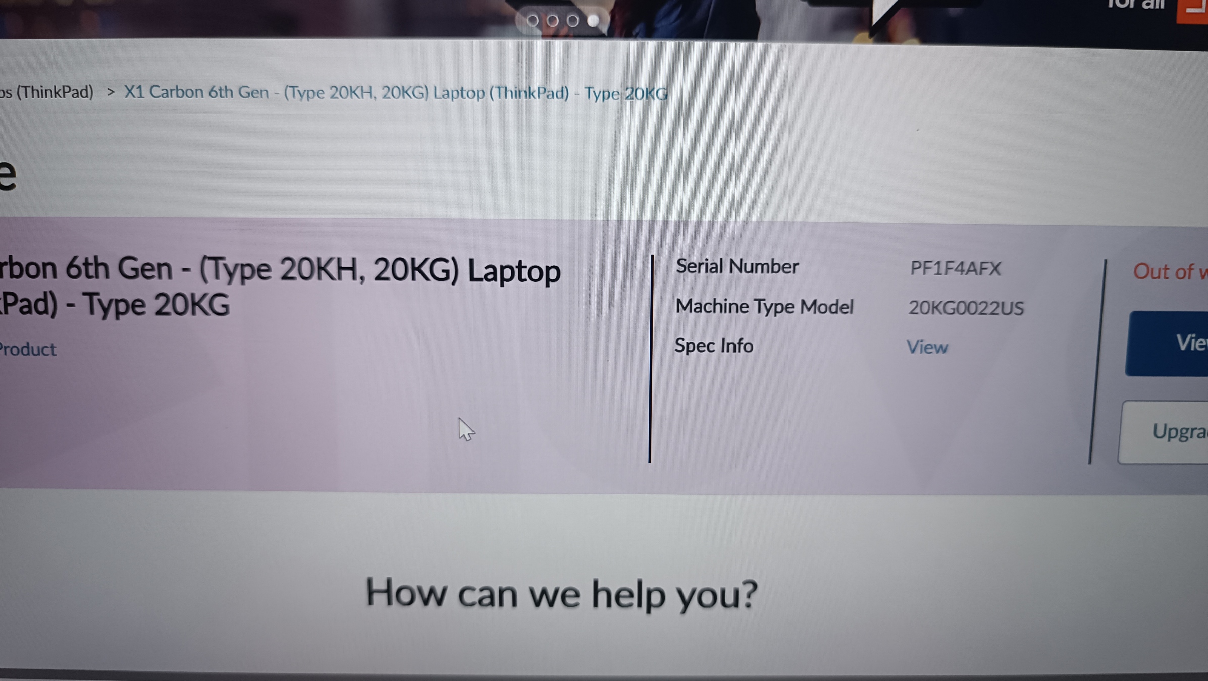 Thinkpad X1 Carbon Gen 6 nhập US