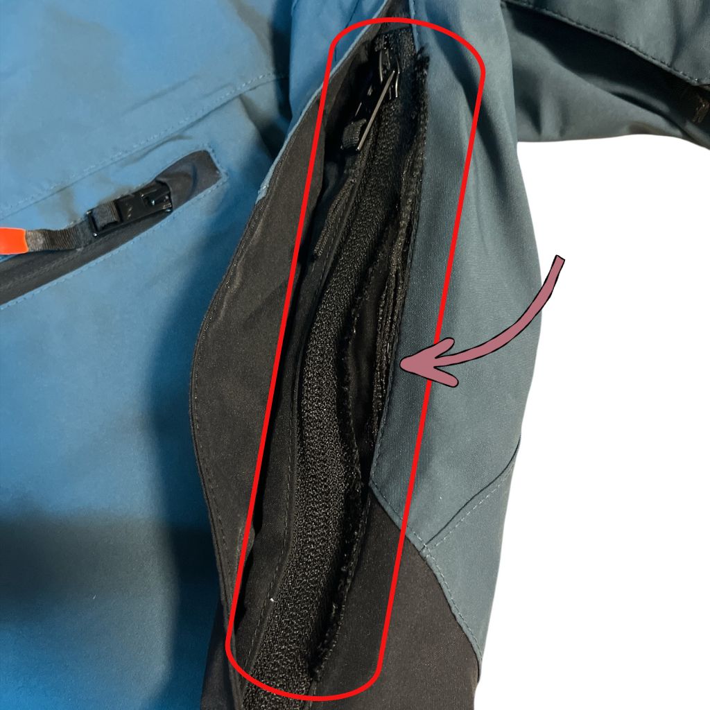 Ski Pants External Thigh Zips Restoration 滑雪褲外側大腿拉鏈修復