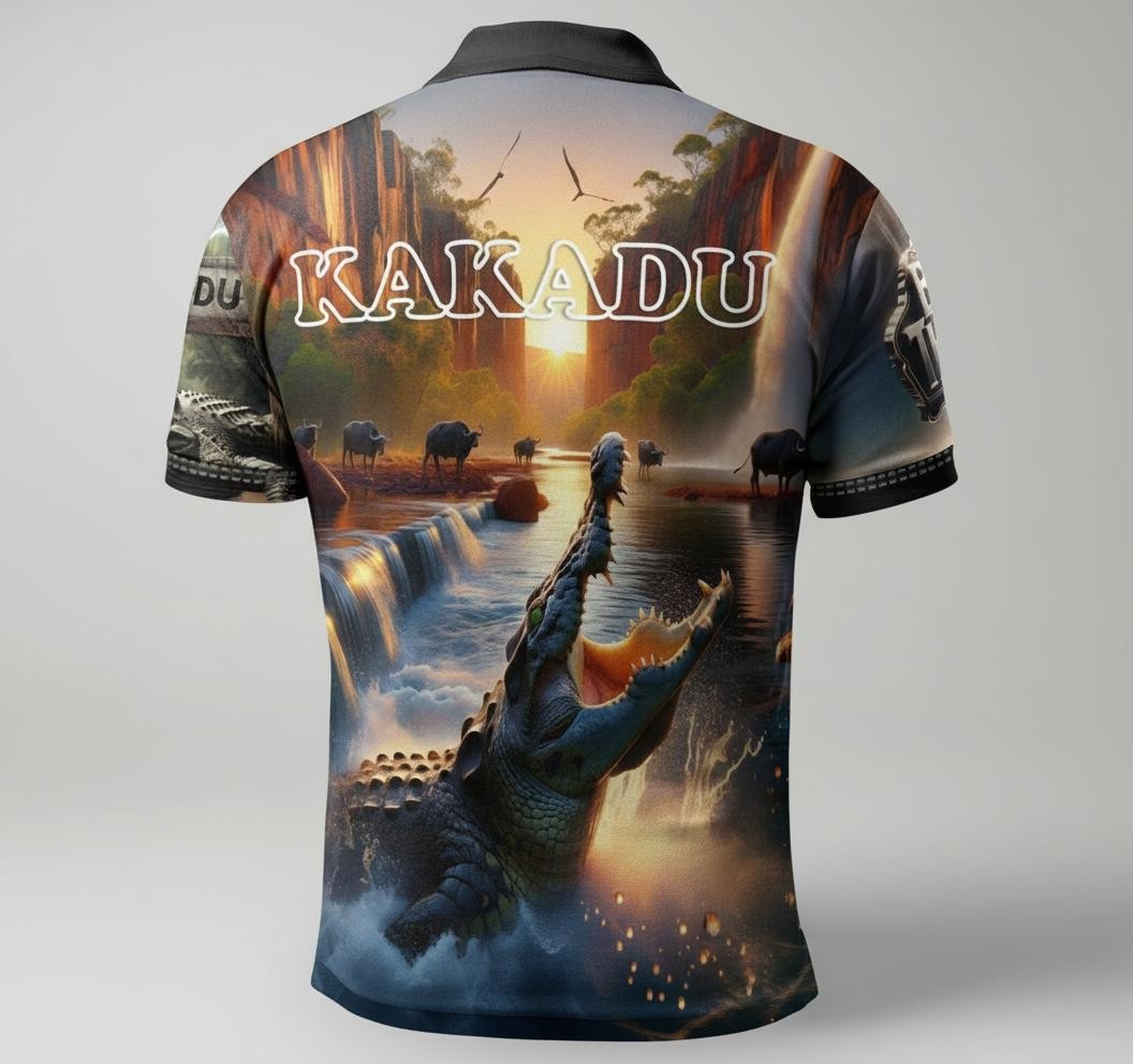 Kakadu National Park short sleeved polo shirt