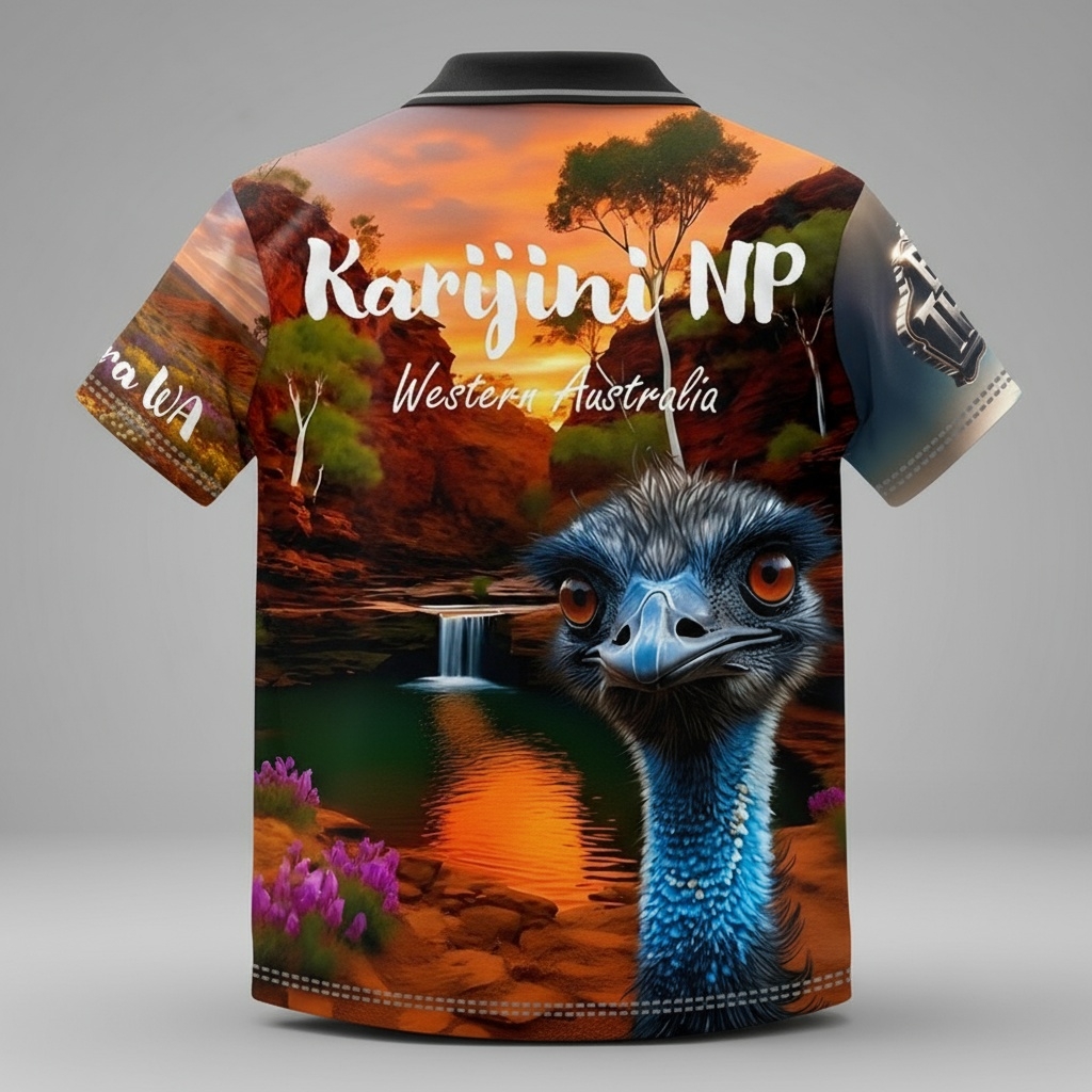 Karijini WA National Park Polo Shirt