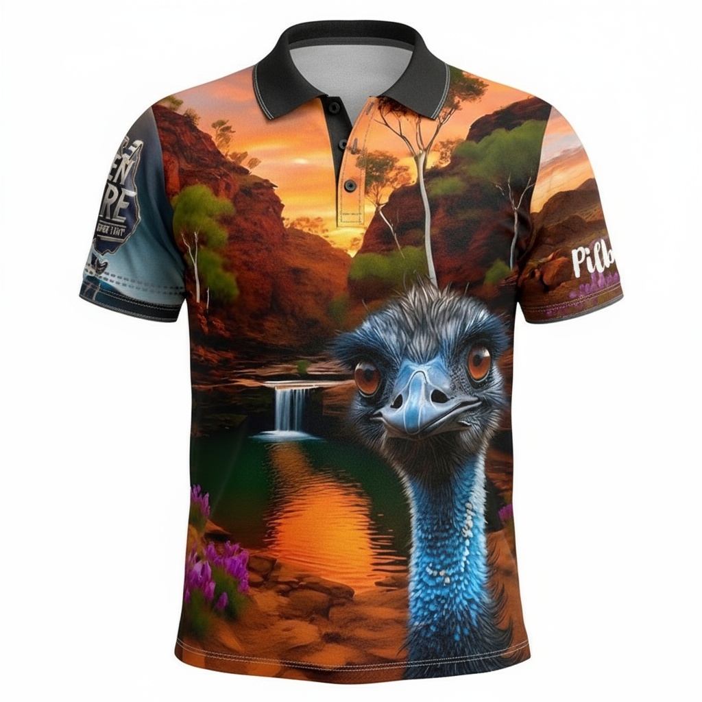 Karijini WA National Park Polo Shirt