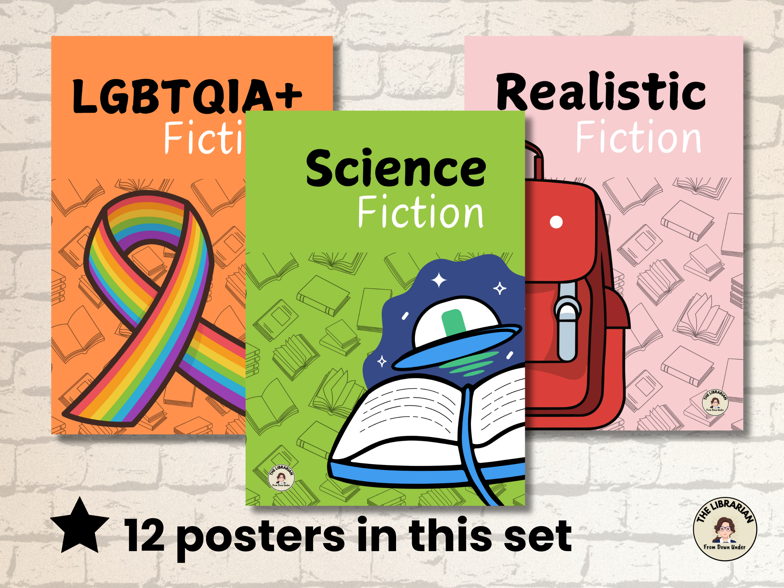 Fiction Genre Posters