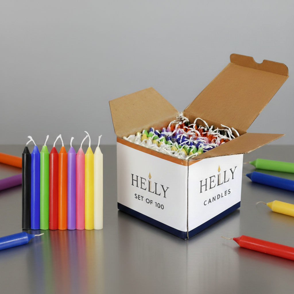 Helly Multicolor Candles Set