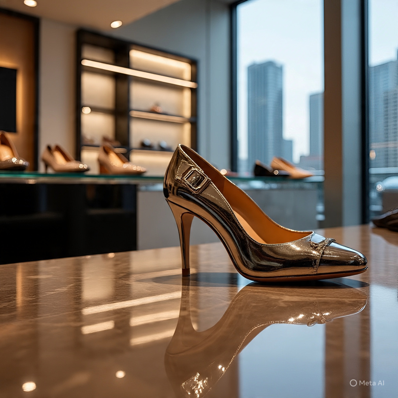 Elegant High Heel Shoe