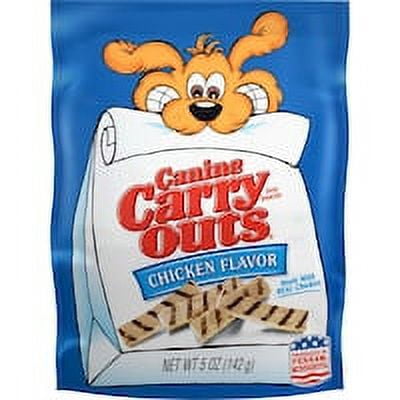 Canine Carry Out Chicken Flavored Dog Snacks, 5 oz. (2 Bags)