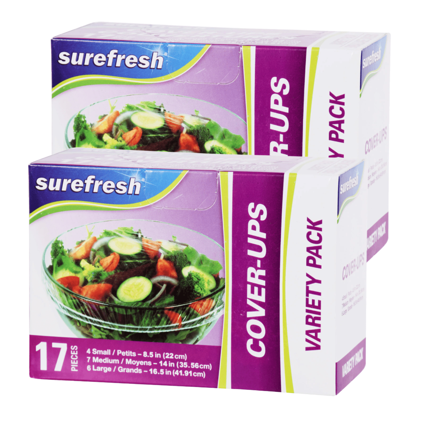 NS Reusable Food Covers Plastic Stretchable Edging Buffet Covers 17 Count