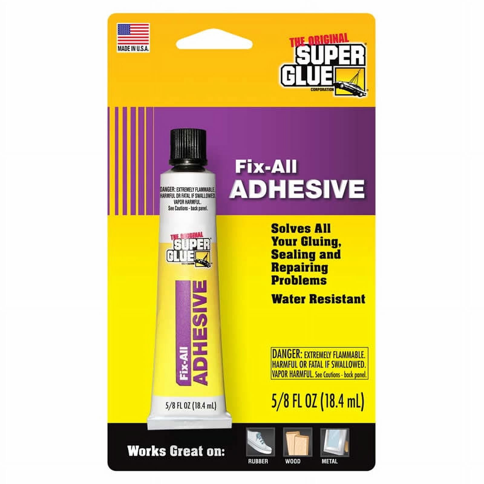 Super Glue Fix-All Adhesive 5/8oz (18.4ml) Tube
