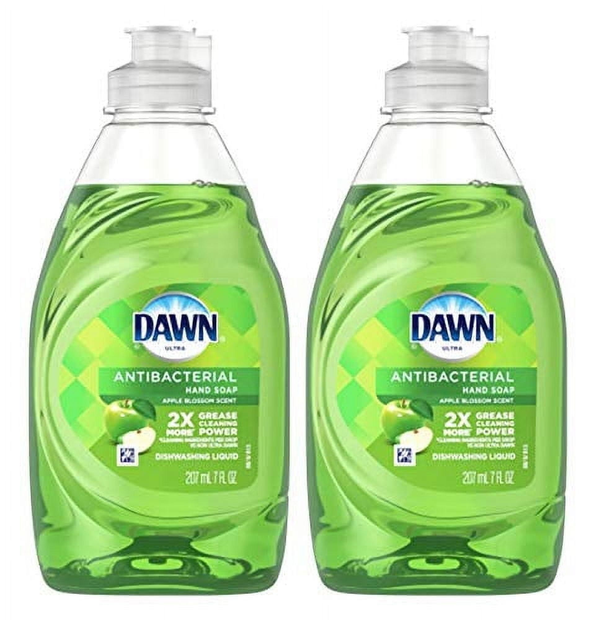 2 Pk. Dawn Ultra Antibacterial Apple Blossom Dishwashing Liquid & Hand Soap - 7 fl oz.