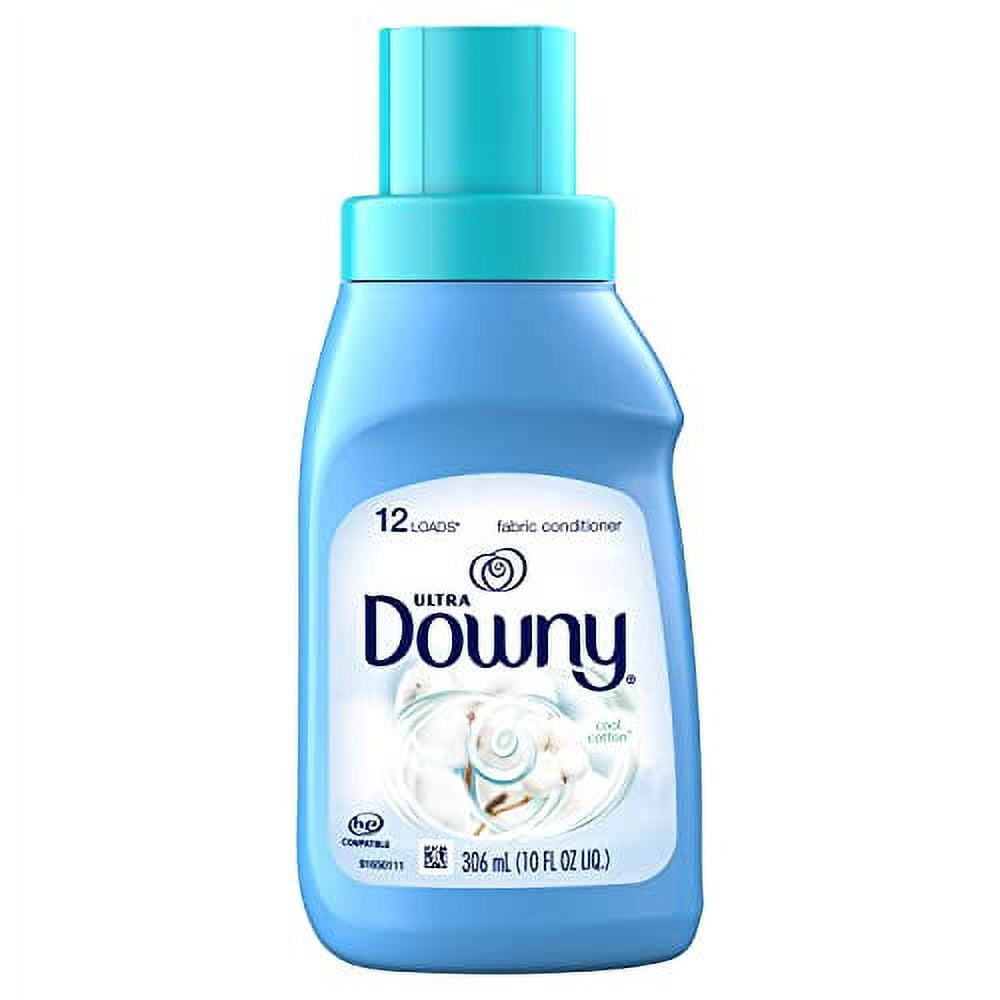 Downy Ultra Cool Cotton Liquid Fabric Conditioner (Fabric Softener), 10 fl oz