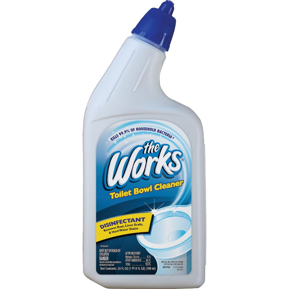 3Pc The Works 24 Oz. Toilet Bowl Cleaner