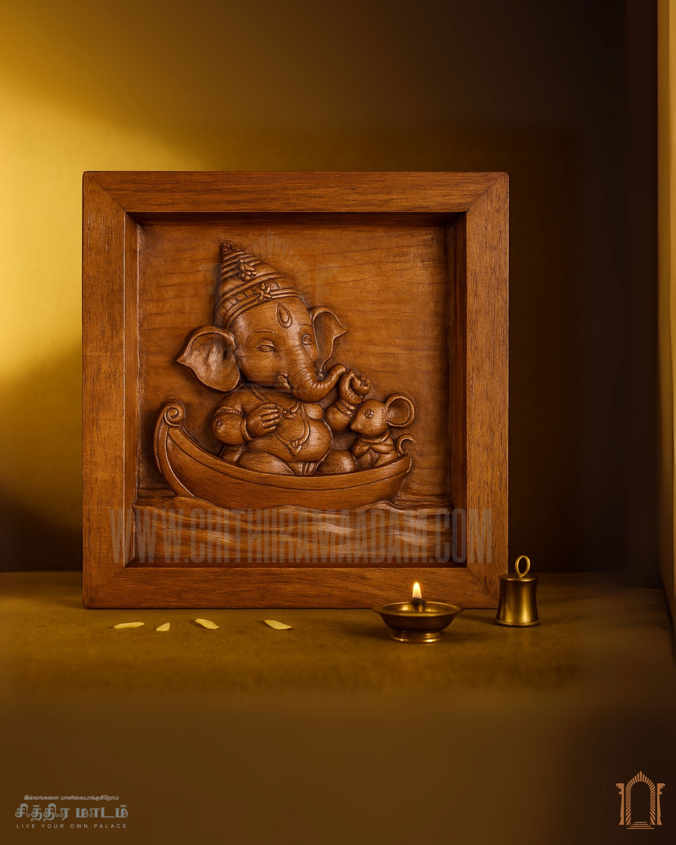 Baby Vinayagar on a Boat