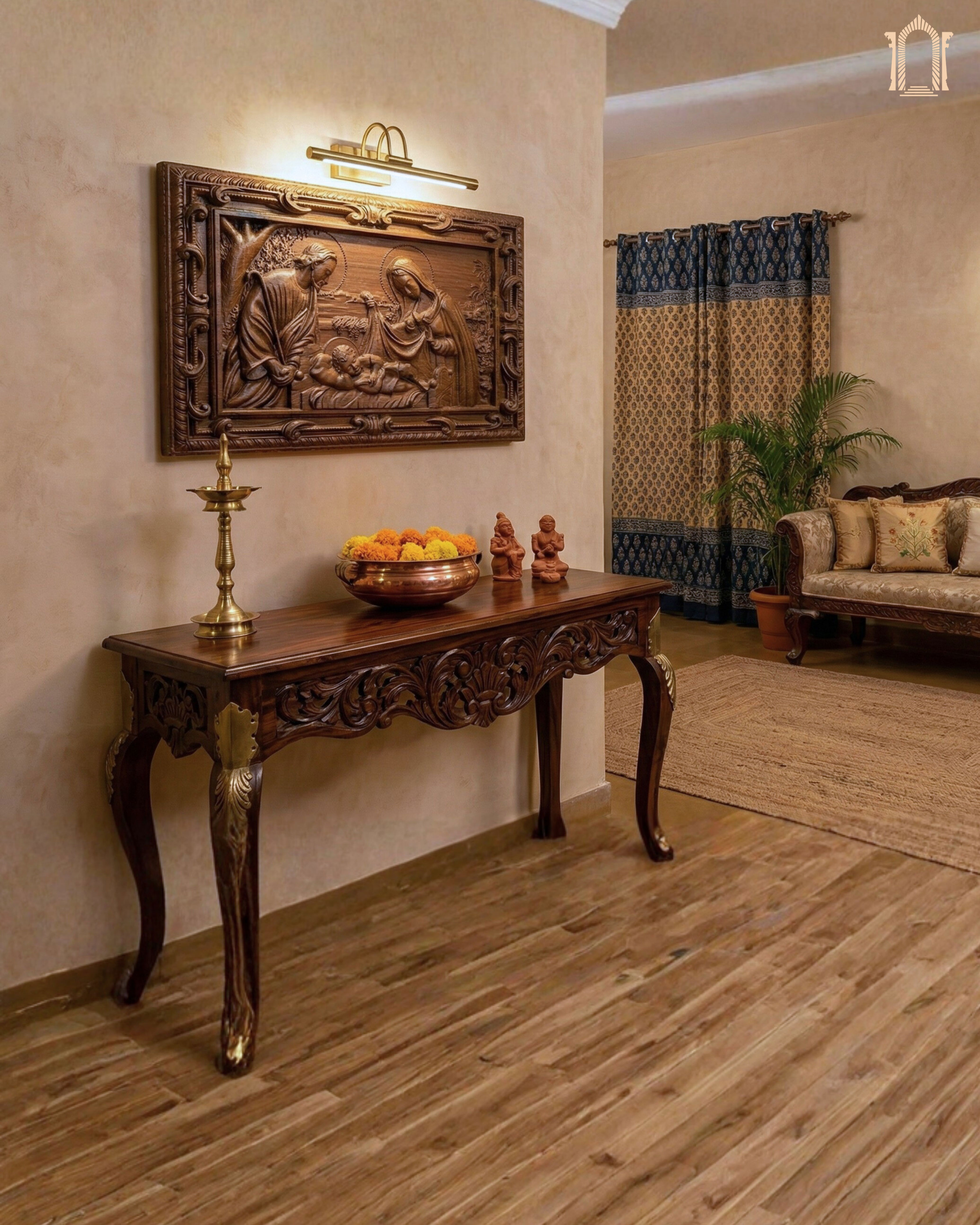 Mother Mary and Saint Joseph with Child Jesus