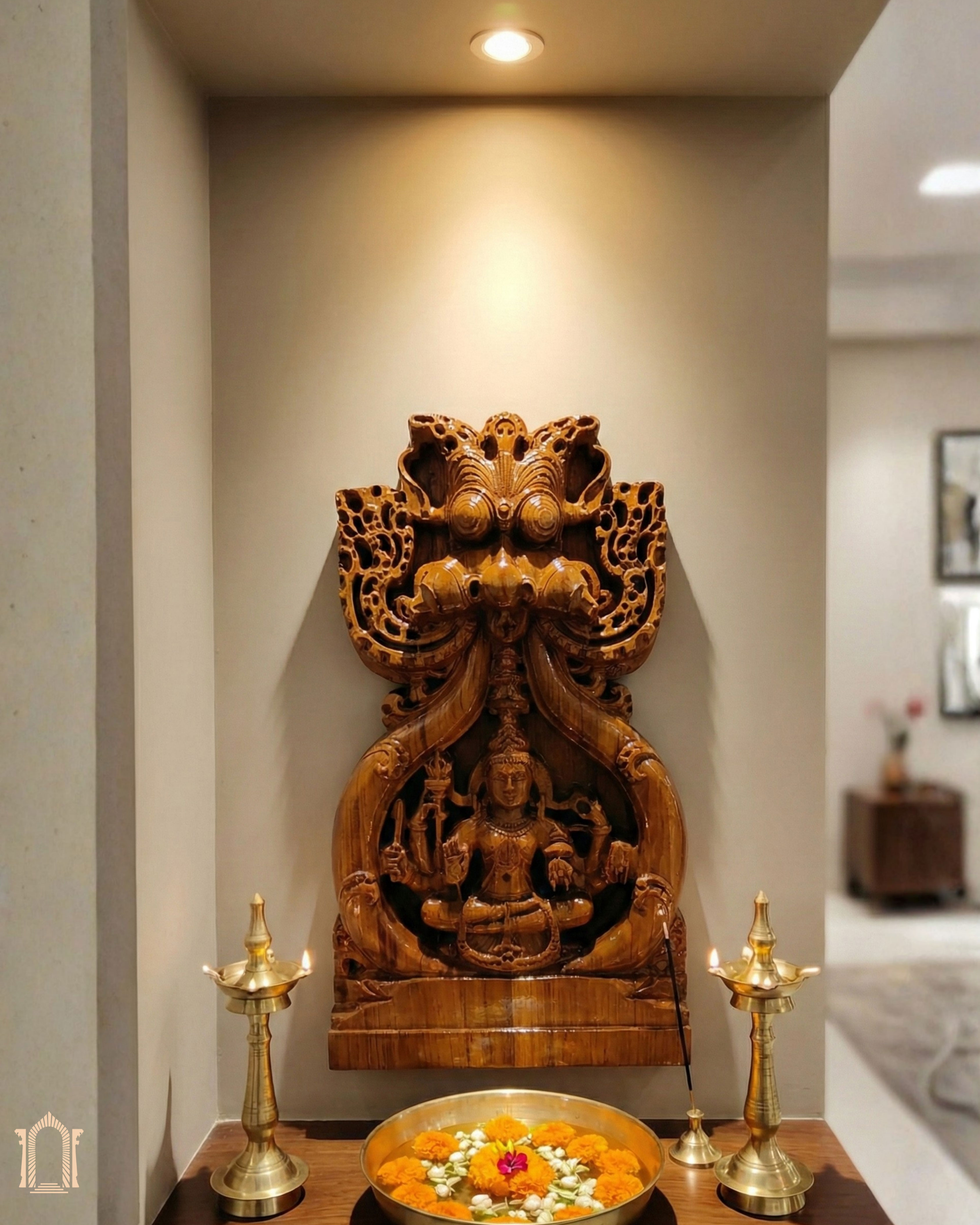 Meditating Shiva Kirtimukha 