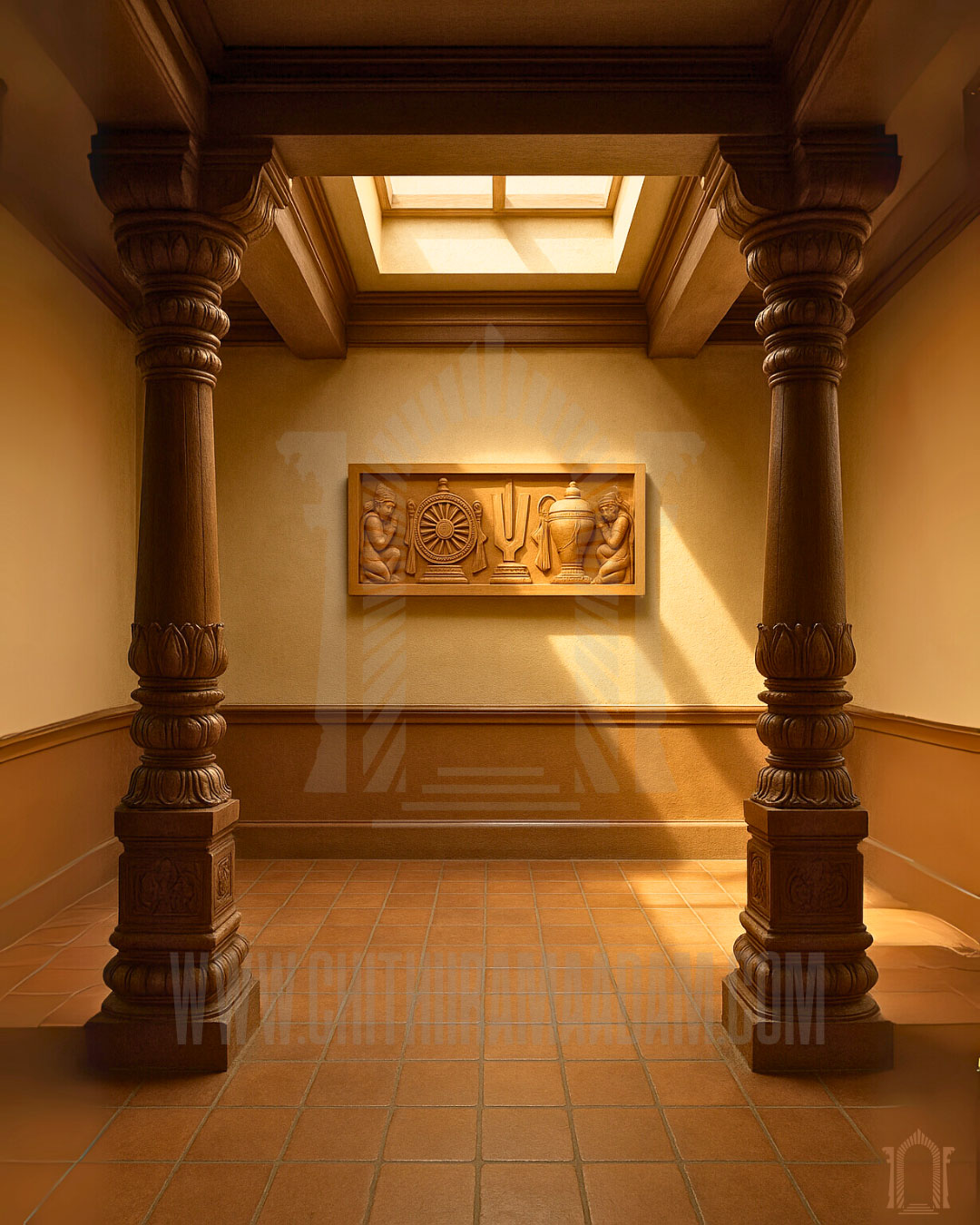 Vaishnava Sacred Symbol Panel