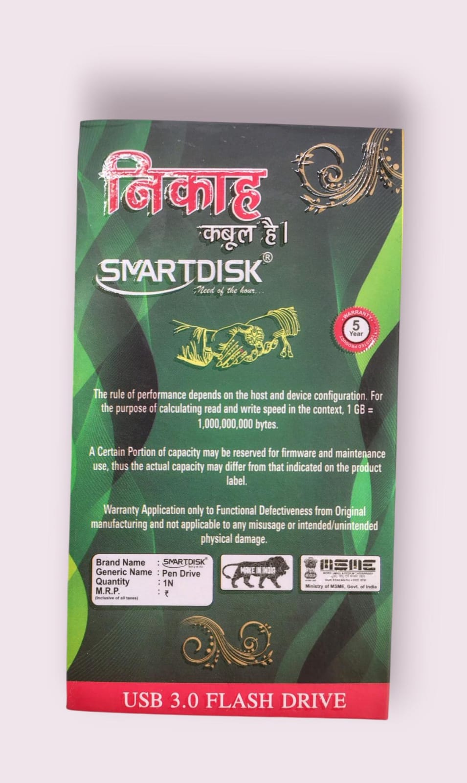 SmartDisk Nikah Special USB 3.0 Flash Drive