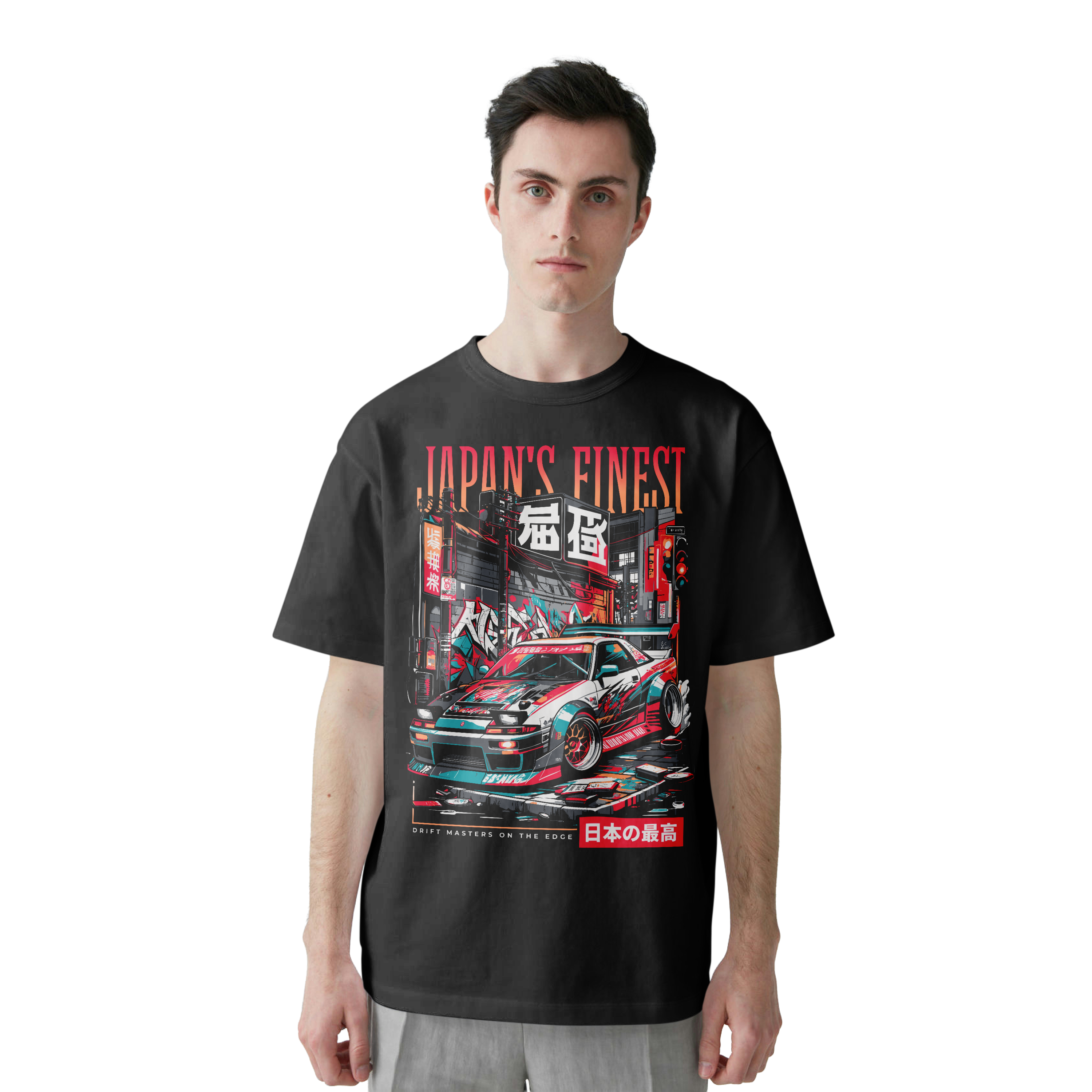 Japan’s Finest JDM Car T-Shirt Drift Masters Streetwear Tee Japan Racing Graphic
