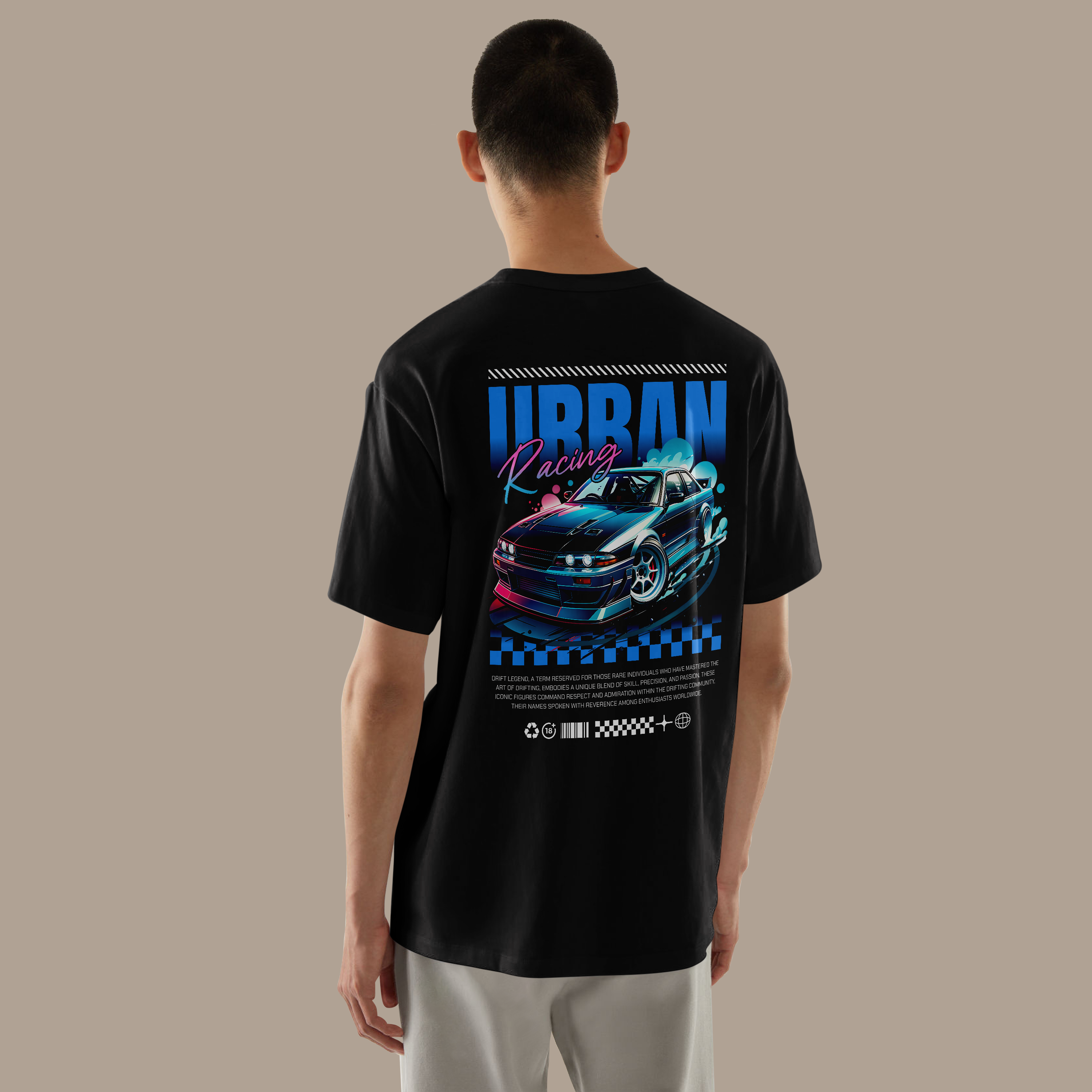 Midnight Drift Unisex Street wear Graphic Tee | Jdm T-shirt
