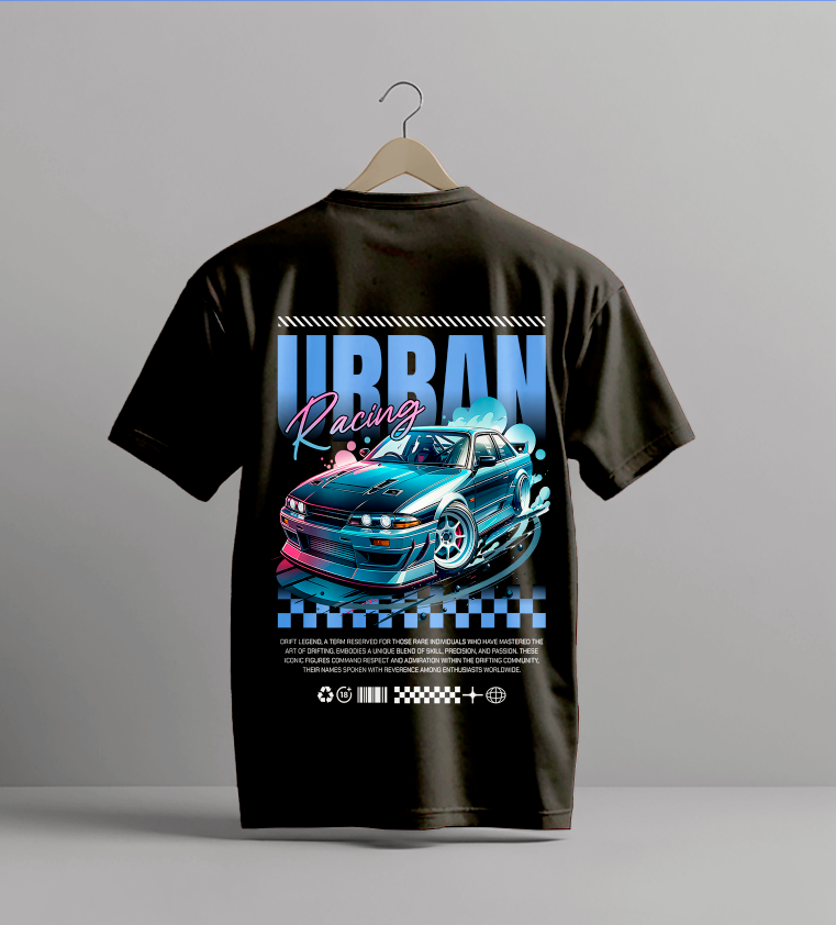 Midnight Drift Unisex Street wear Graphic Tee | Jdm T-shirt