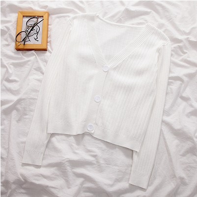 Women's Rust Ribbed Cardigan