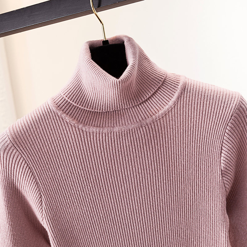 Gray Turtleneck Sweater