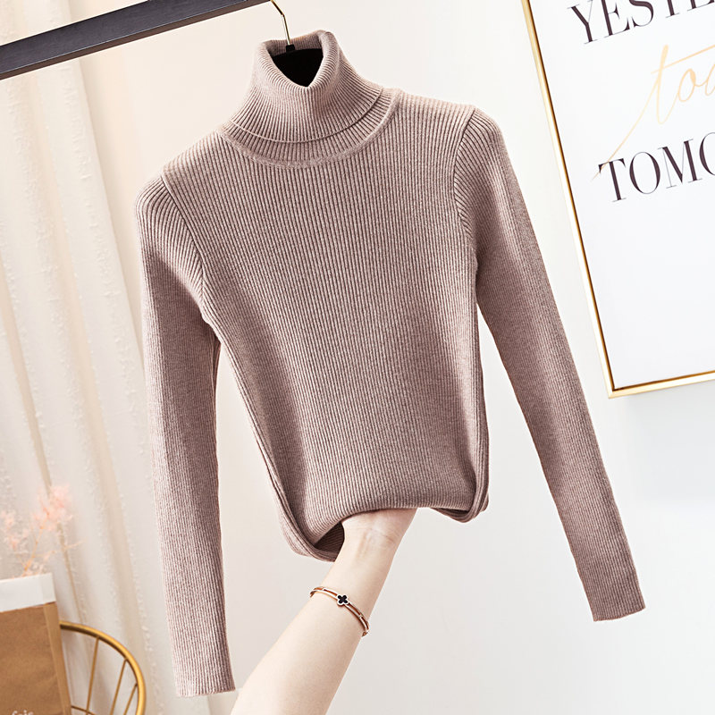 Gray Turtleneck Sweater