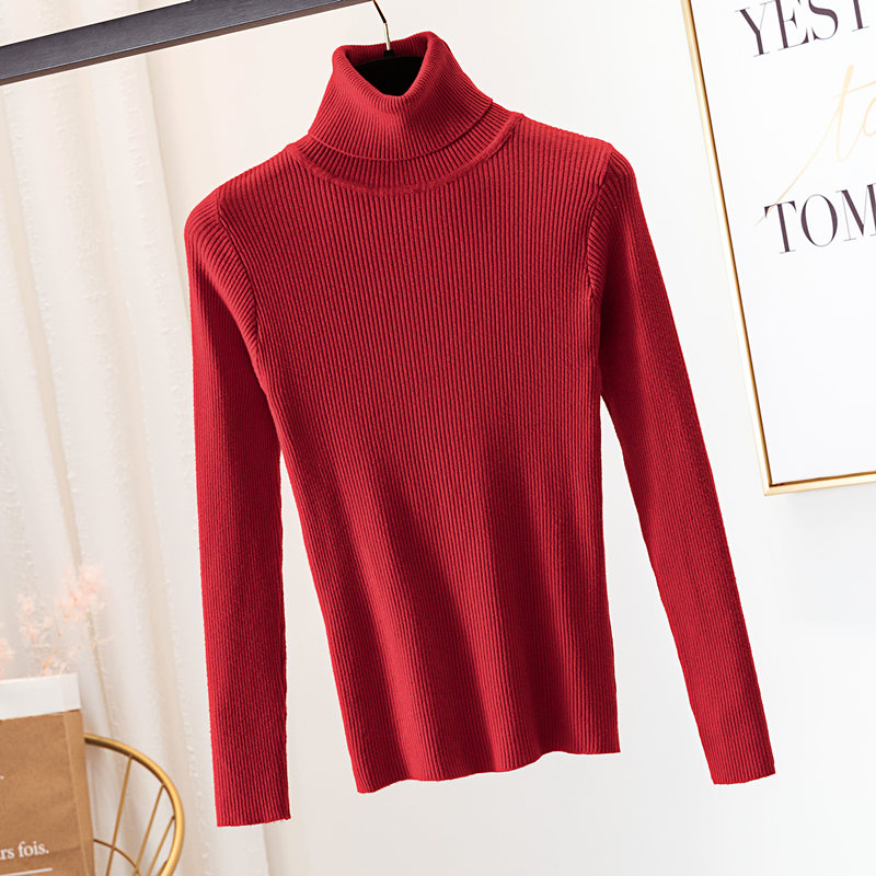 Gray Turtleneck Sweater