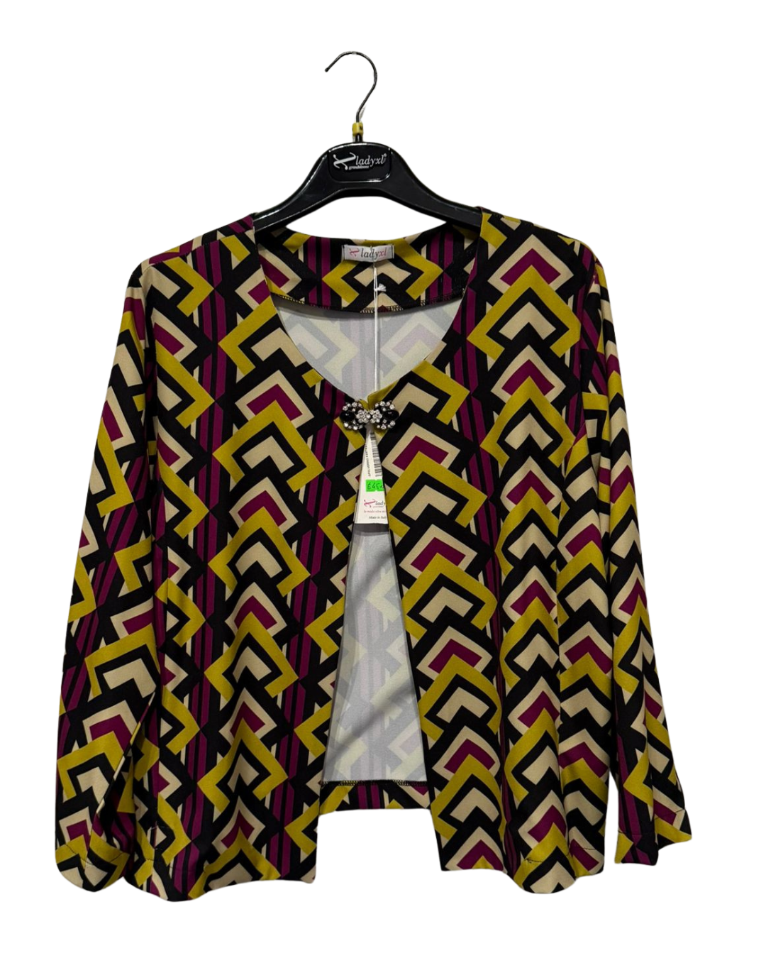 Cardigan con motivo Geometrico