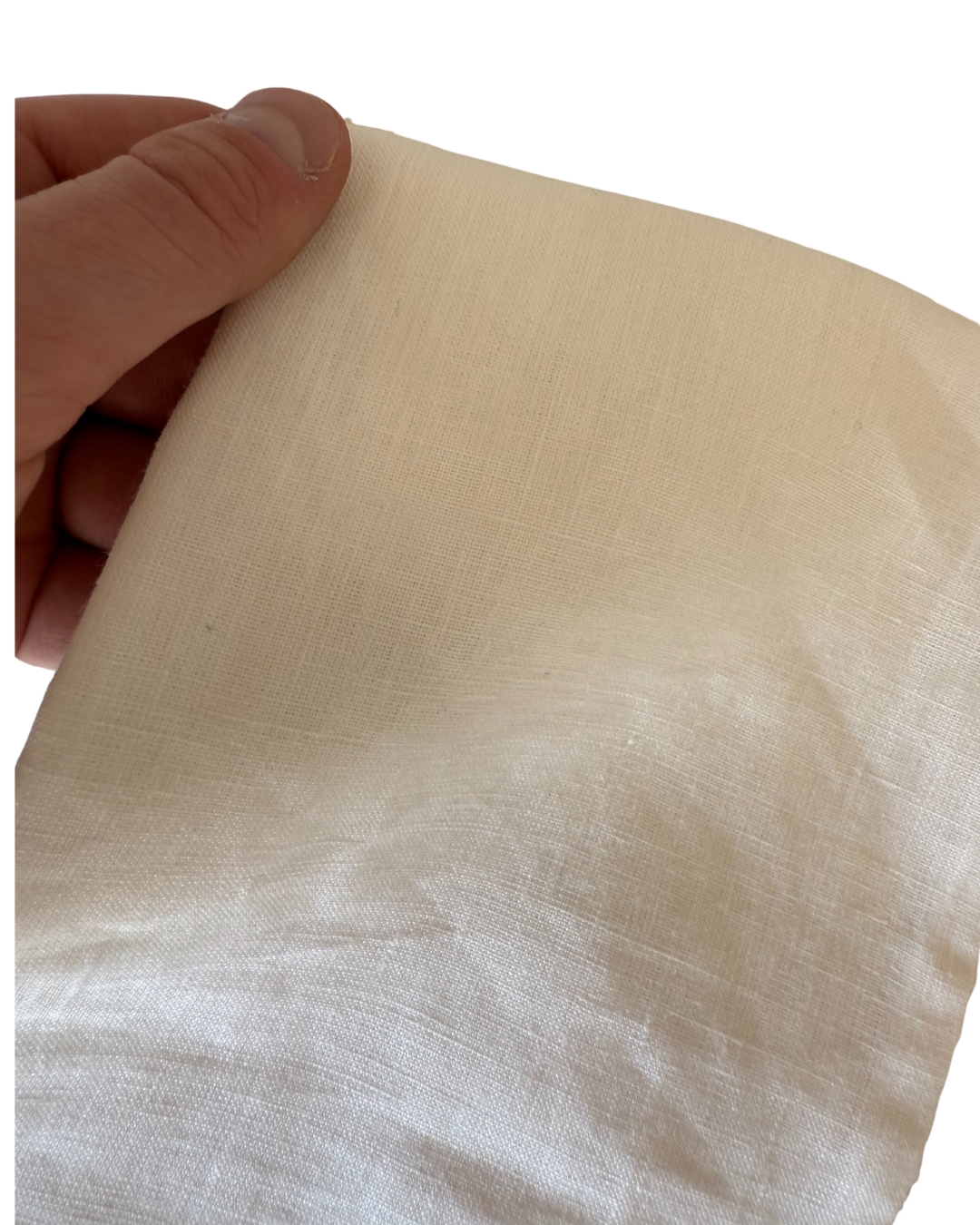 Elegante lenzuolo bianco, ricamato