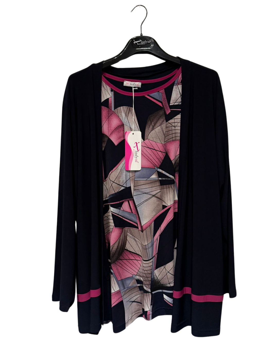 Maglia Cardigan vivace gon giacchetta leggera nera