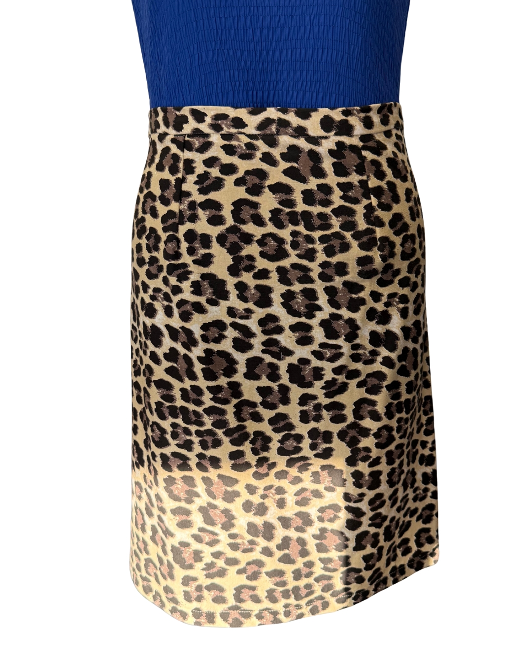 Gonna Leopardata fatta a mano
