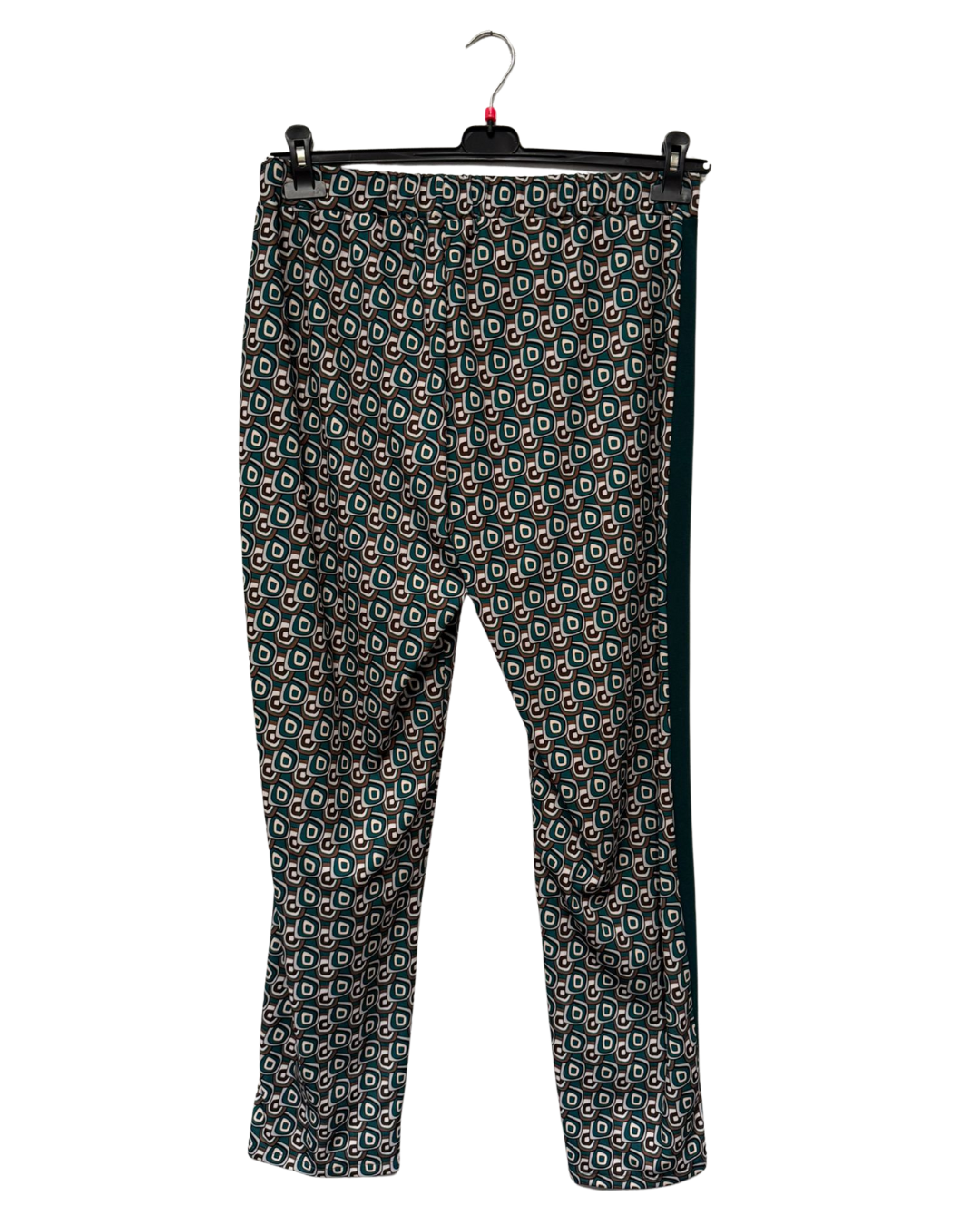Pantaloni con pattern geometrico