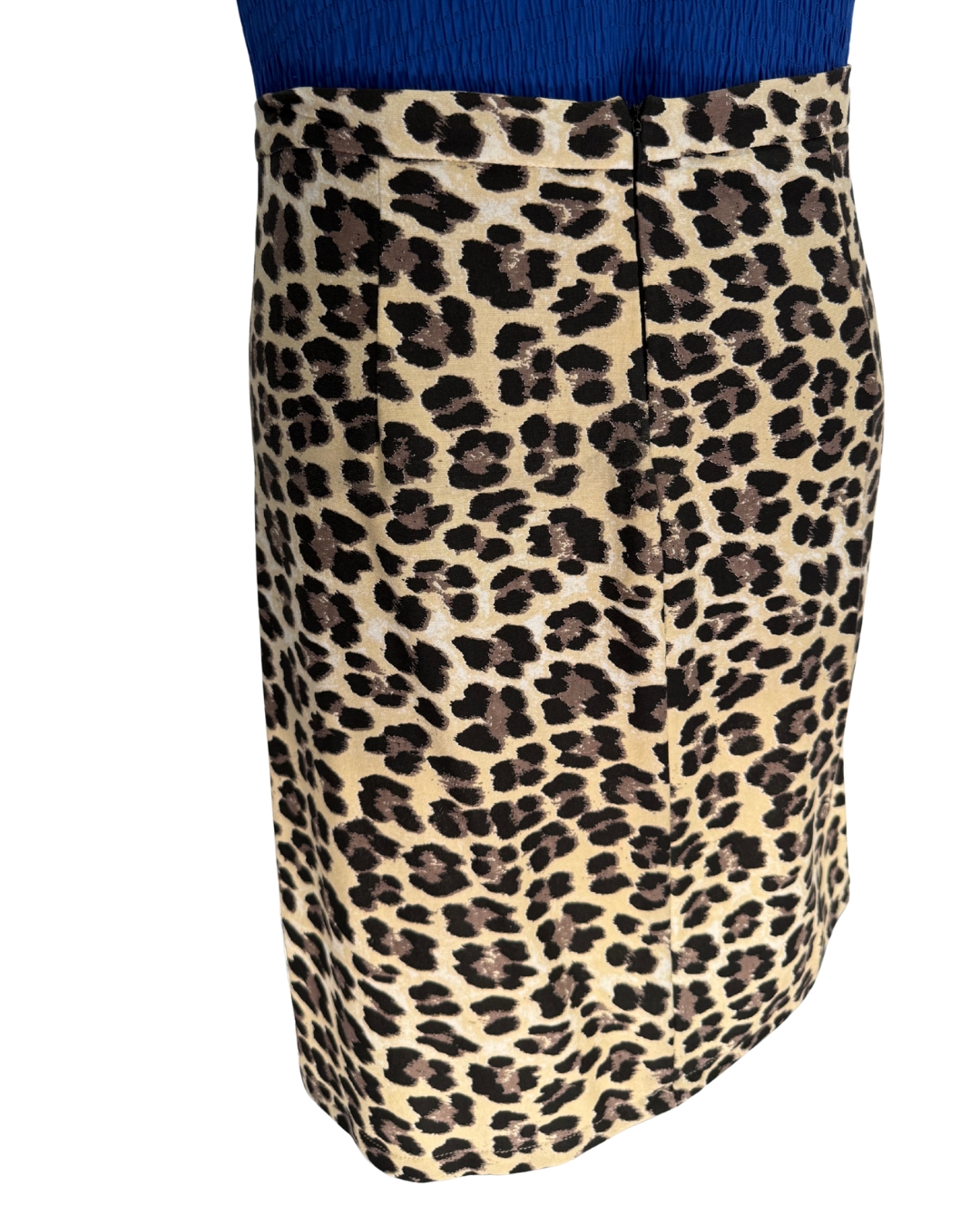 Gonna Leopardata fatta a mano