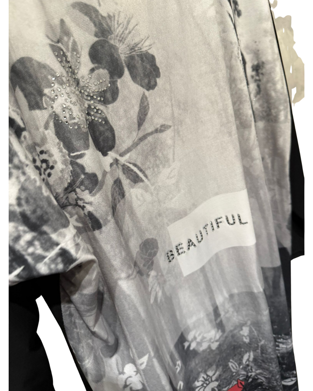 Vestito con motivo floreale