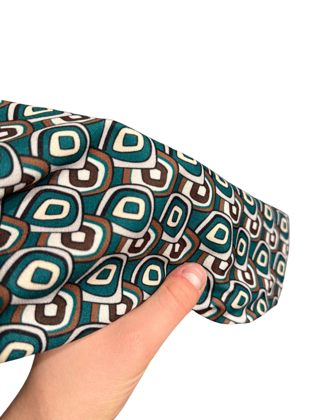 Pantaloni con pattern geometrico