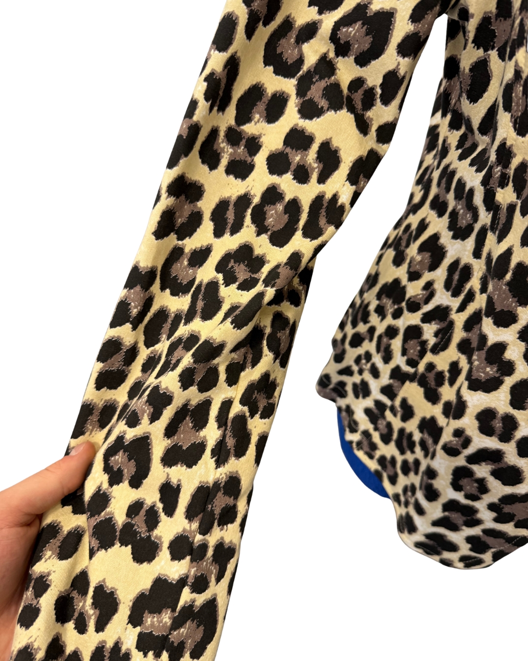 Giacca leopardata in Tessuto Elastico fatta a mano
