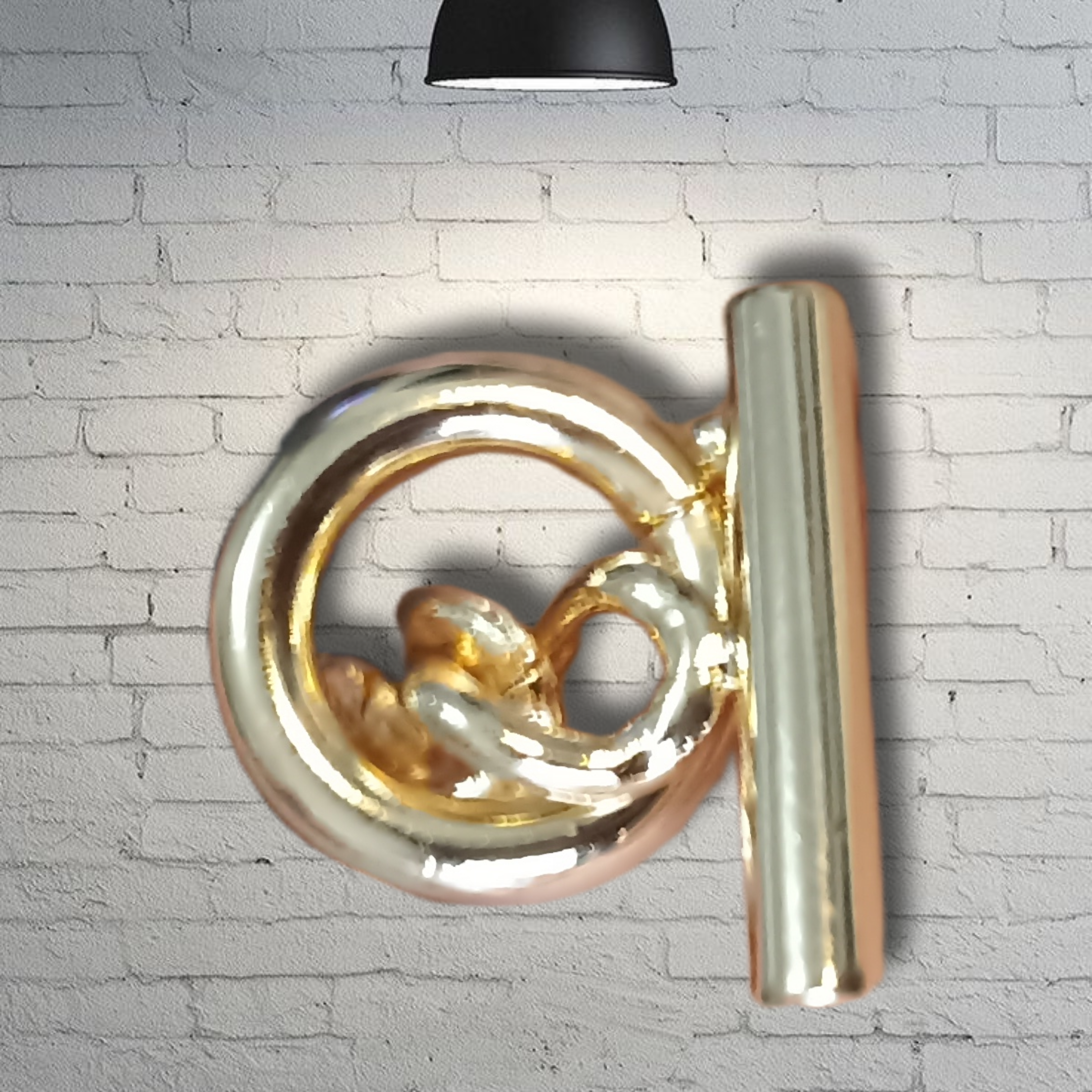 Anillo dorado moderno