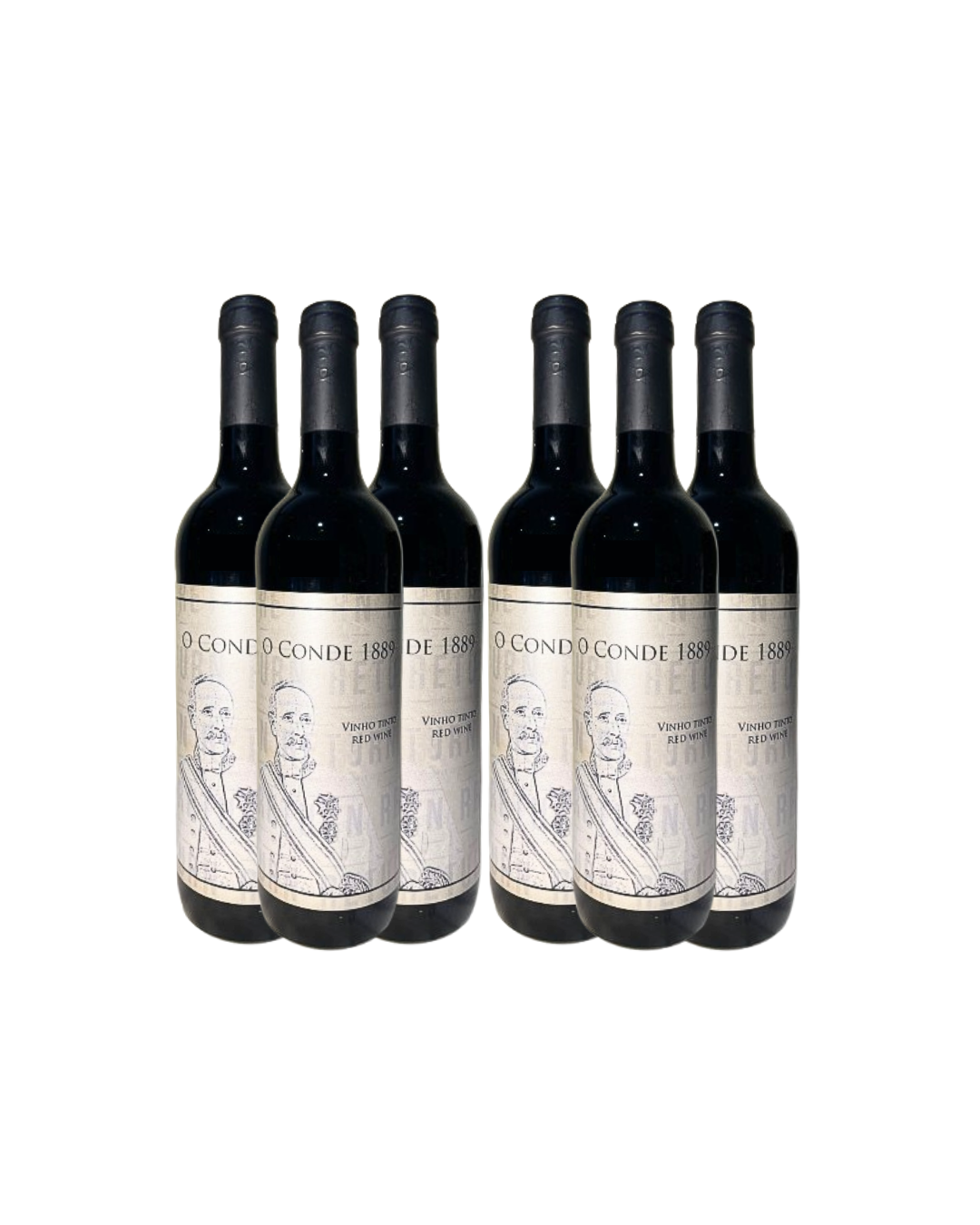 Pack 6 garrafas O Conde 1889