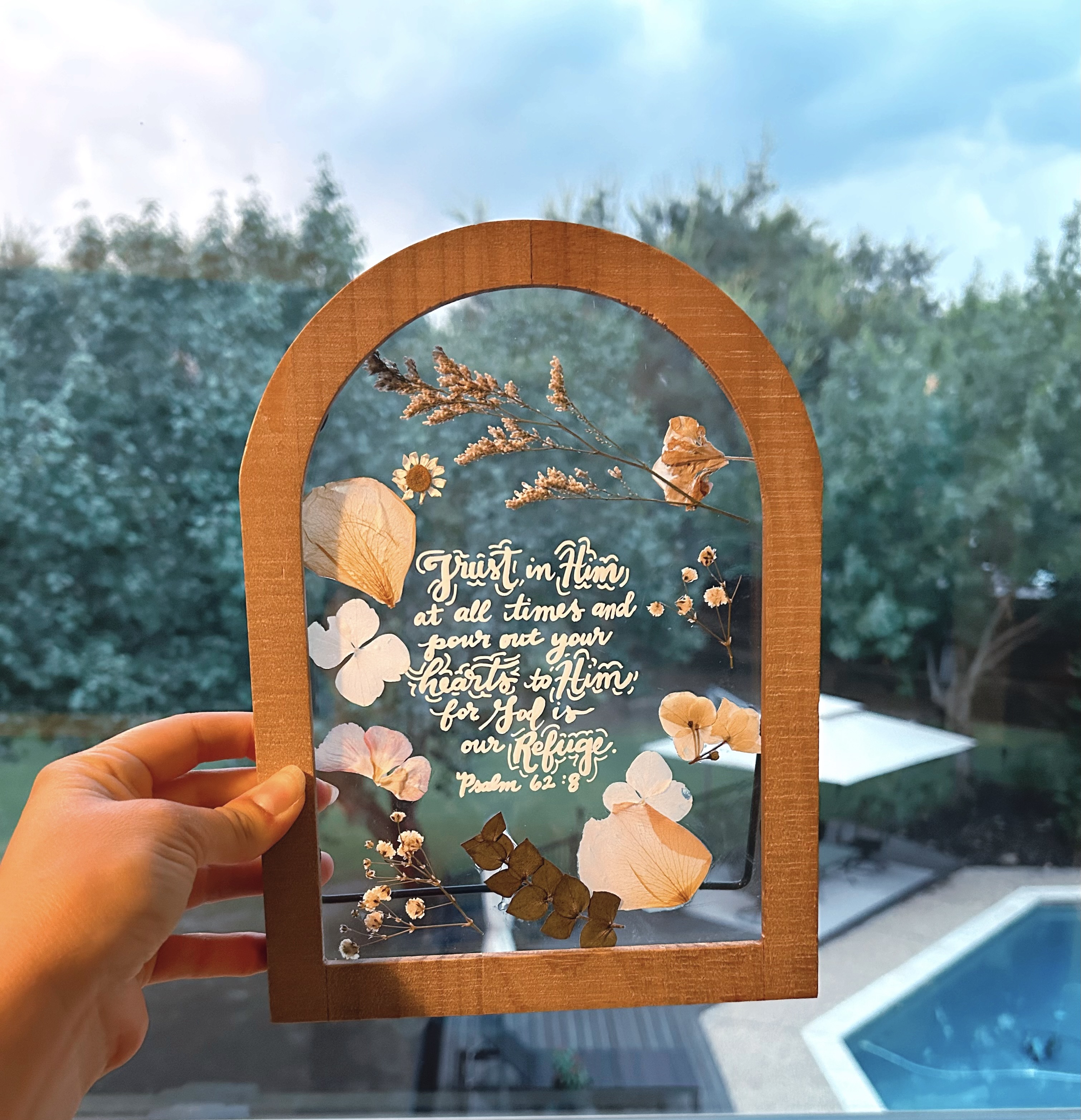 Faith in Bloom Decorative Frame