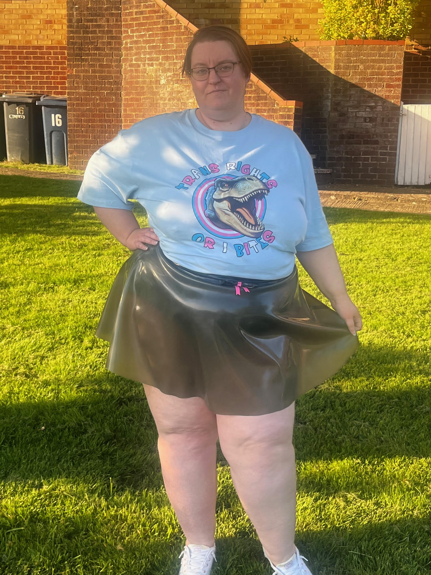 Latex Skater Skirt - Mini Length