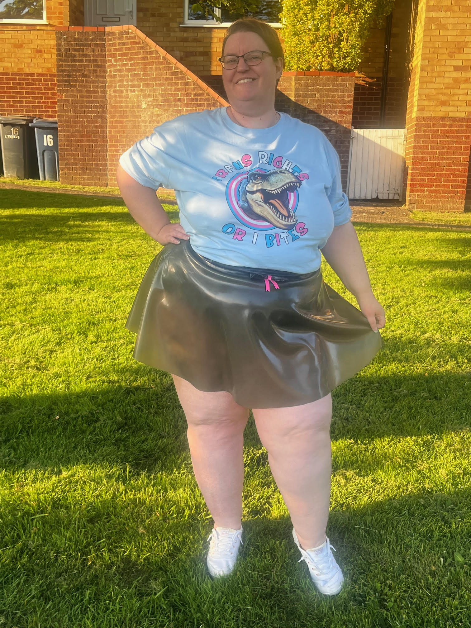 Latex Skater Skirt - Mini Length