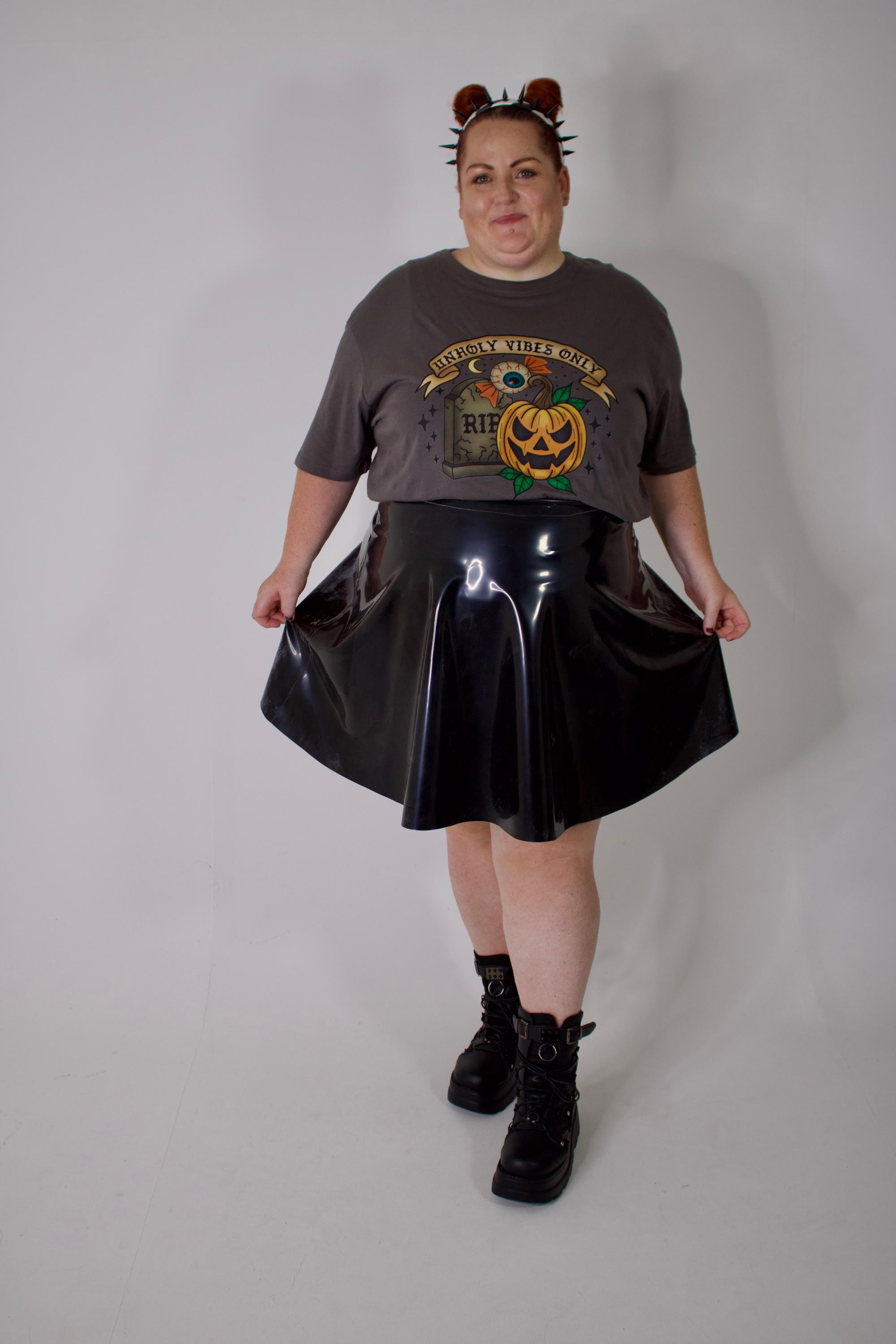 Latex Skater Skirt - Standard Length