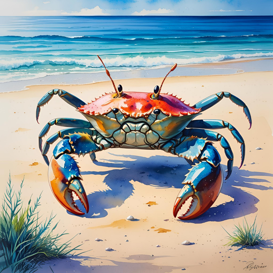 AI-generated 1x1 square art images