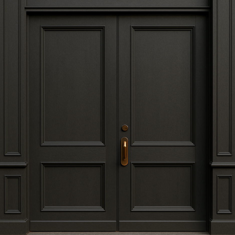 Download 1x1 square AI-designed storefront door