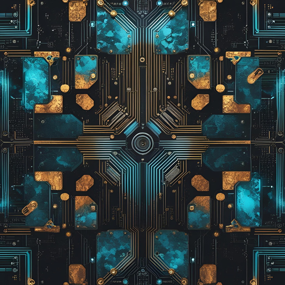 Download 1x1 seamless AI-designed wallpaper and floor tile patterns