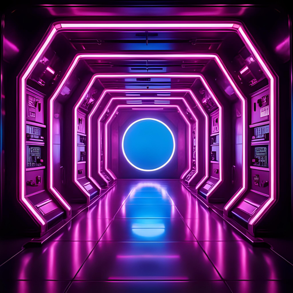 AI-generated 1x1 square art images