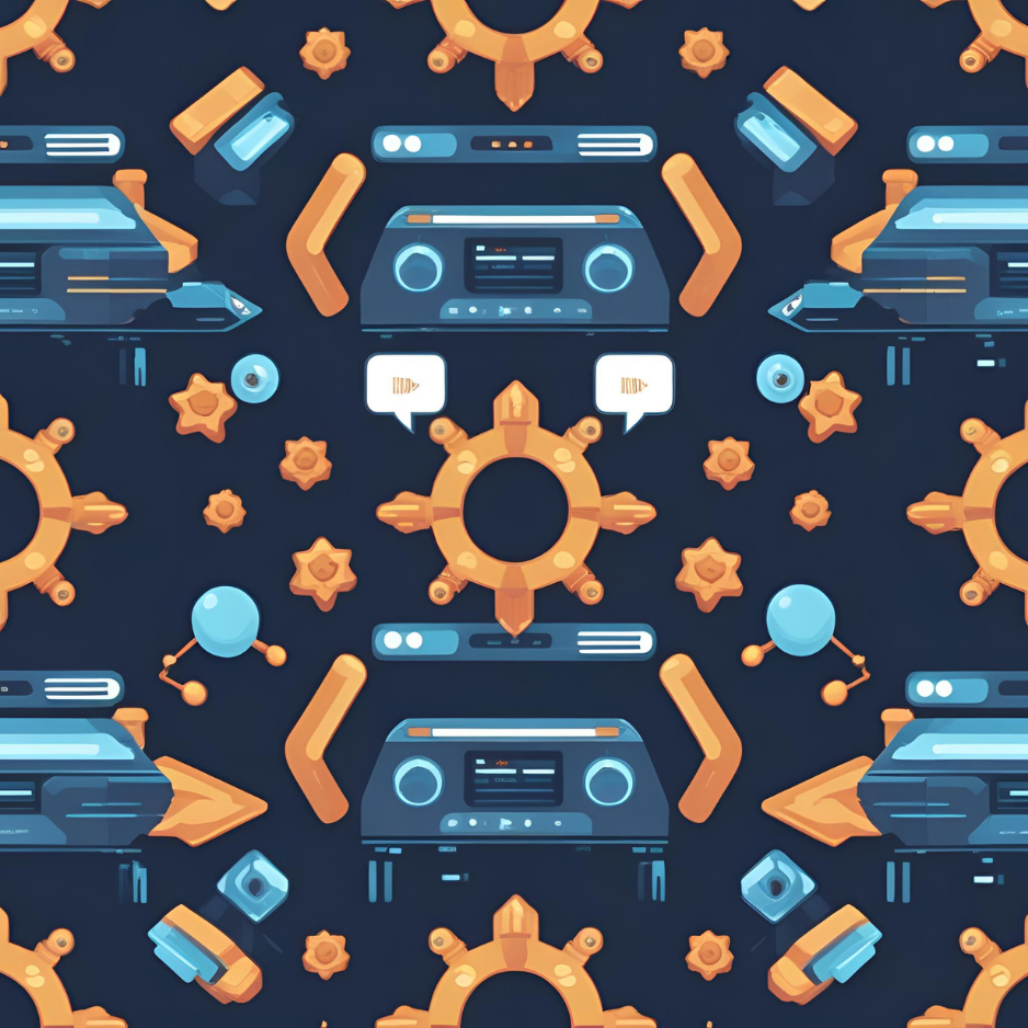 Download 1x1 seamless AI-designed wallpaper and floor tile patterns